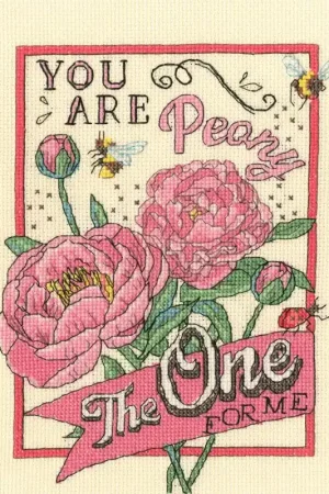 Borduurpakket Angie Spurgeon - Peony The One - Bothy Threads Goedkoop