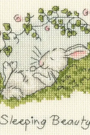 Borduurpakket Anita Jeram - Sleeping Beauty - Bothy Threads Populair
