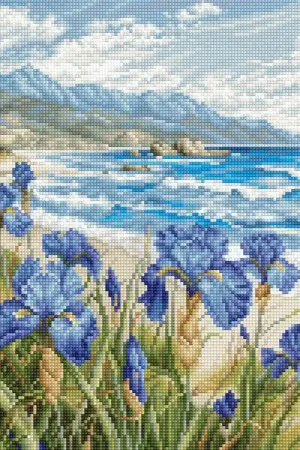 Borduurpakket Blue Harmony - Leti Stitch Fabrieksprijs