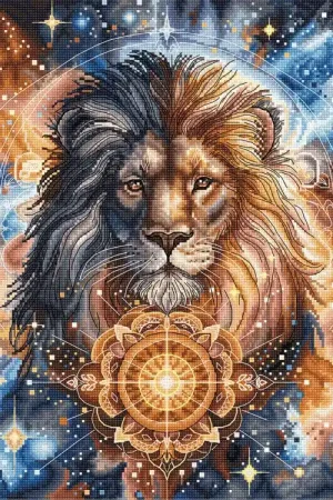 Borduurpakket Celestial Lion - Ava Stitch Bestseller