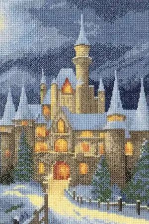 Shop Nu Borduurpakket Christmas Fairytale Castle - Heritage Crafts