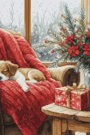 Borduurpakket Christmas Moment - Luca-S Rechtstreeks Van De Fabrikant