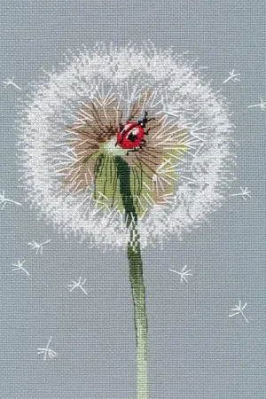 Borduurpakket Dandelion - Oven Hoge Kwaliteit