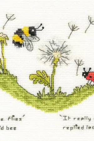 Borduurpakket Eleanor Teasdale - Time Flies - Bothy Threads Korting