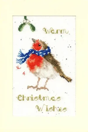 Borduurpakket Hannah Dale - Warm Wishes - Bothy Threads Hoge Kwaliteit
