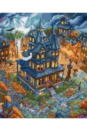 Shop Nu Borduurpakket Haunted Happenings - Leti Stitch