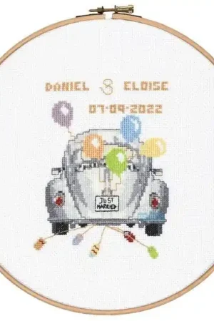 Superprijs Borduurpakket Huwelijk - Pako