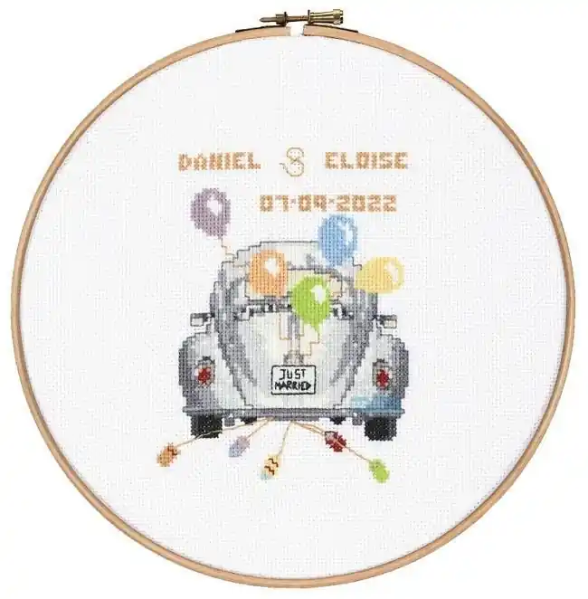 Superprijs Borduurpakket Huwelijk - Pako