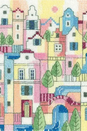 Borduurpakket Impressions of Amsterdam, Heritage Crafts Hete Deal