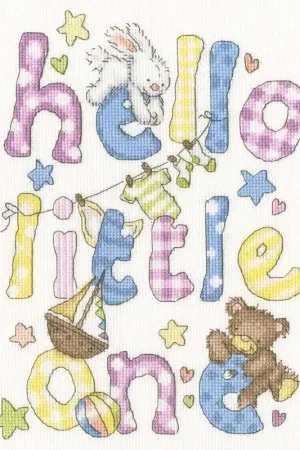 Uitverkoop Borduurpakket Kate Garrett - Hello Little One - Bothy Threads