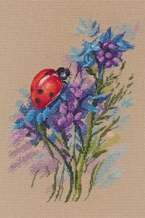 Borduurpakket Ladybug - Oven Uitverkoop