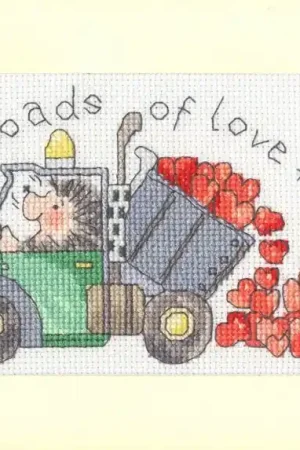 Aanbieding Borduurpakket Margaret Sherry - Loads Of Love - Bothy Threads