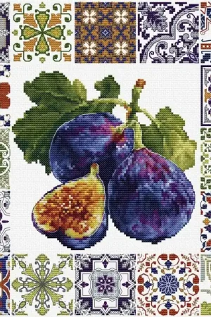 Borduurpakket Mediterranean Fig Mosaic - Luca-S Koop Vandaag