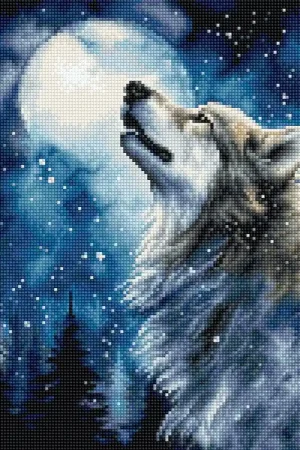 Borduurpakket Midnight Snowfall - Leti Stitch Weekendaanbieding