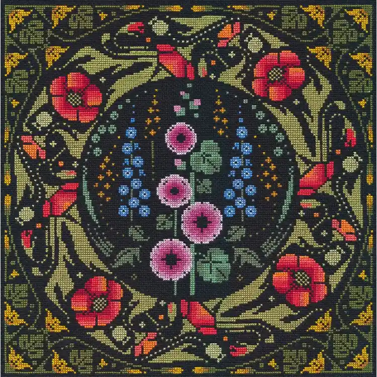 Borduurpakket Multicolored - Oven Hoge Kwaliteit