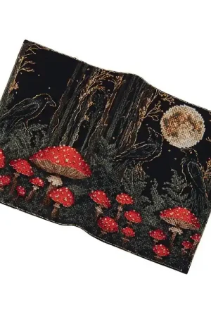 Lage Prijs Borduurpakket Passport cover -Full moon -PANNA