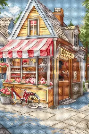 Borduurpakket Pastry shop - Leti Stitch Op = Op