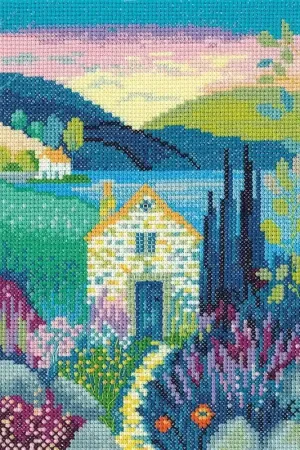 Borduurpakket Peaceful Retreat - Heritage Crafts Uitverkoop