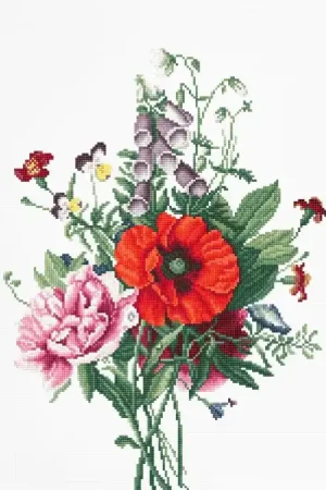 Gratis Verzending Borduurpakket Poppy en Peony- Luca-S