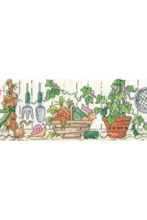 Borduurpakket Potting Shed - Heritage Crafts Gratis Retour