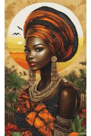 Borduurpakket Queen of the Sunlit Continent - Luca-S Direct Verzonden