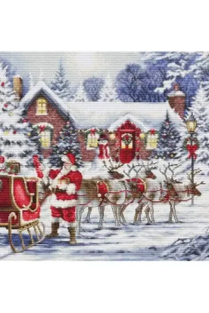Bestel Nu Borduurpakket Santa’s Visit - Luca-S