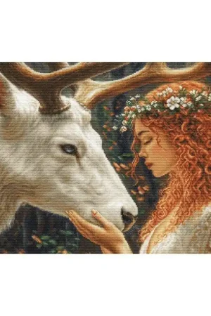 Borduurpakket The Gentle Spirit of the Forest - Luca-S Lage Prijs