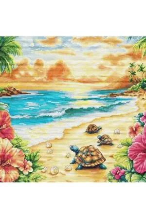 Borduurpakket Tropical Summer - Luca-S Beste Prijs