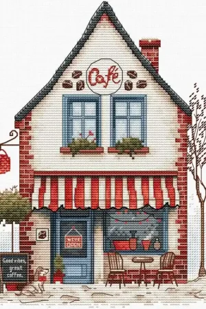 Borduurpakket Welcome to Coffee - Luca-S Koop Online