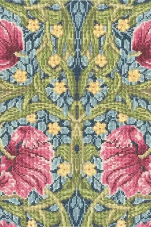 Seizoensaanbieding Borduurpakket William Morris - Pimpernel- Bothy Threads