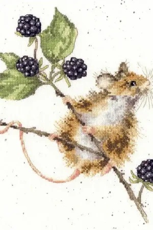 Betrouwbaar Borduurpakket Wrendale Designs by Hannah Dale - Brambles - Bothy Threads