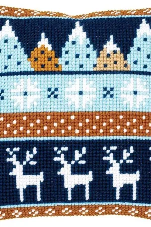 Vervaco Borduurpakket - Kussenpakket Wintermotiefjes Bestel Nu