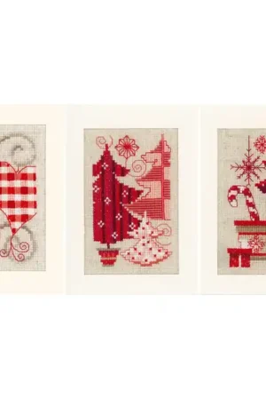 Wenskaart Kit Kerstmotieven , Vervaco Koop Online