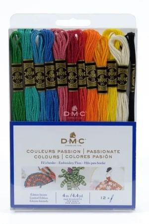 Aanbieding DMC basiskleuren garenset: Passion – 12 stuks