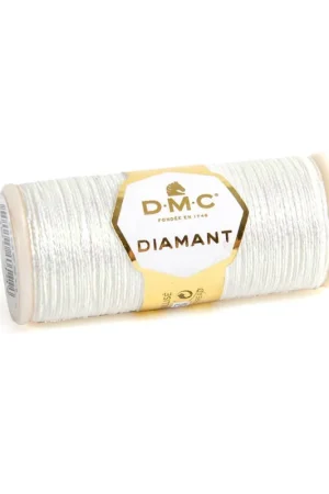 Direct Beschikbaar DMC Diamant D5200– Metallic borduurgaren – Wit
