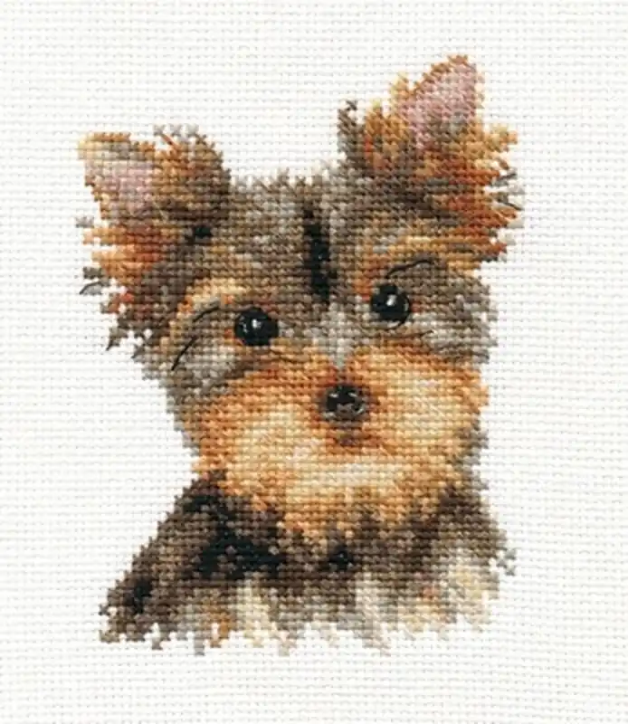 Beste Prijs Mini BorduurpakketYorkshire Terrier - Alisa