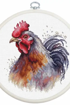 Goedkoop Luca-S The Cock borduren (pakket) BC217 inclusief borduurring