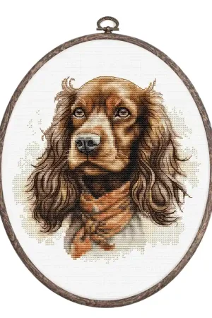 Korting Luca-S The Cocker Spaniel borduren (pakket) BC223 inclusief borduurring