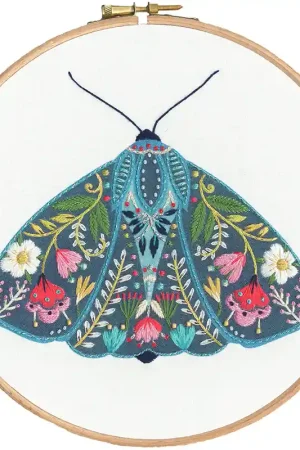 Snelle Levering Bothy Threads Ally Gore Pollen Moth Vrij borduren (pakket) EPO3