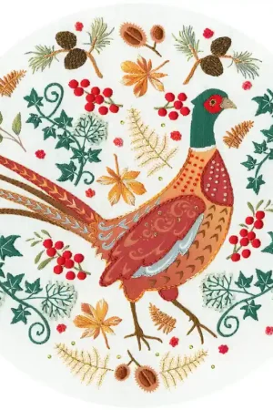 Veilige Betaling Bothy Threads Kathy Pilcher Folk Pheasant Vrij borduren (pakket) EKP5