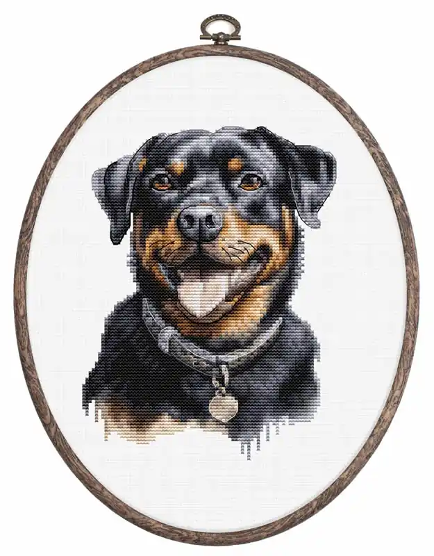Koop Vandaag Luca-S Rottweiler borduren (pakket) BC229 inclusief borduurring