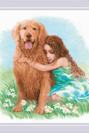 RIOLIS True Friend borduren (pakket) 2158 Lage Kosten