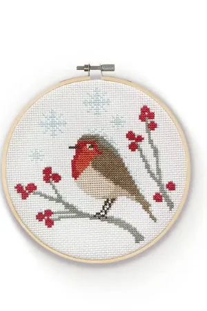 Shop Nu CKC Snowy Robin borduren (pakket) CKC-CS-276 **
