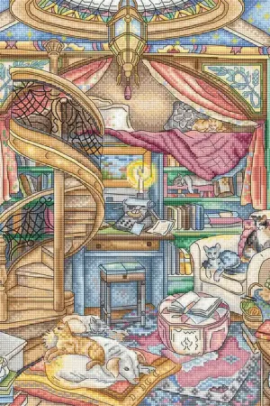 Beste Prijs Leti Stitch Home Library borduren (pakket) L8084