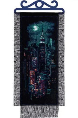 RIOLIS New York at Night borduren (pakket) 1992 ** Hete Deal