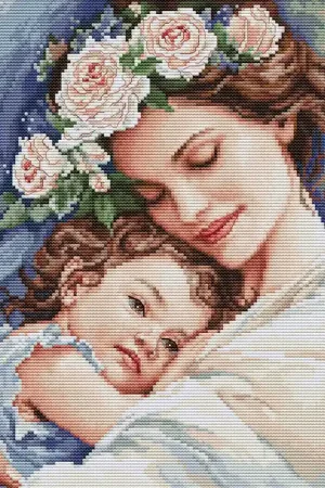 Gratis Retour Luca-S Eternal Love borduren (pakket) BU5052