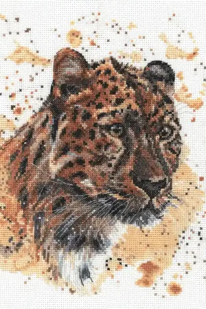 Bree Merryn Layla the Leopard borduren (pakket) BMCS03 Voordeelprijs