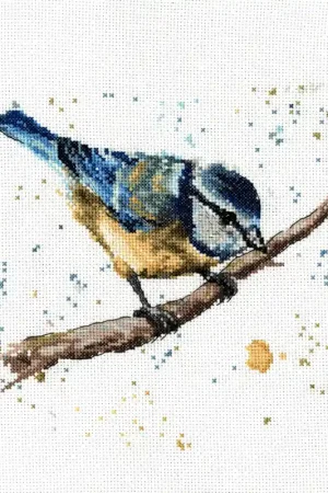 Exclusieve Aanbieding Bree Merryn Betty The Blue Tit borduren (pakket) BMCS09