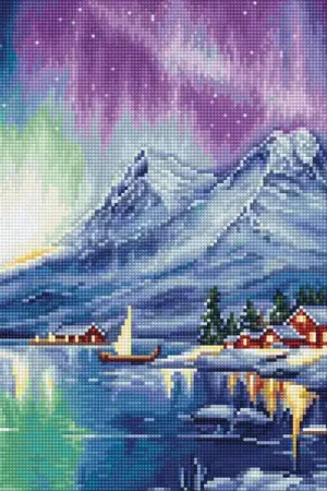 Dagaanbieding Luca-S Northern Lights borduren (pakket) B705