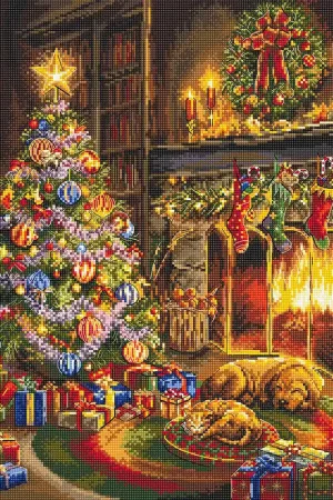 Snelle Levering Leti Stitch Christmas Eve borduren (pakket) L8106